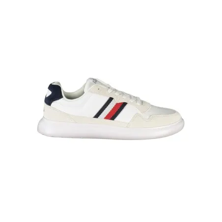CHAUSSURES DE SPORT POUR HOMMES TOMMY HILFIGER BLANCHES - TOMMY HILFIGER