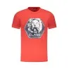 T-SHIRT À MANCHES COURTES CAVALLI CLASS HOMME ROUGE - CAVALLI CLASS
