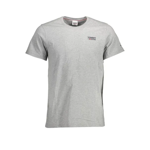 T-SHIRT À MANCHES COURTES TOMMY HILFIGER POUR HOMME GRIS - TOMMY HILFIGER