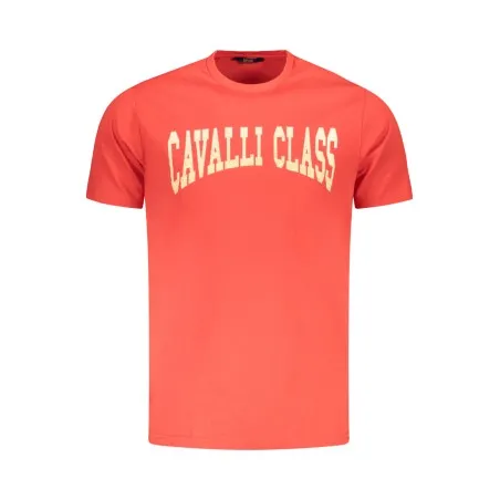 T-SHIRT À MANCHES COURTES CAVALLI CLASS HOMME ROUGE - CAVALLI CLASS