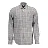 Chemise à manches longues pour homme US POLO ASSN., grise - U.S. POLO ASSN