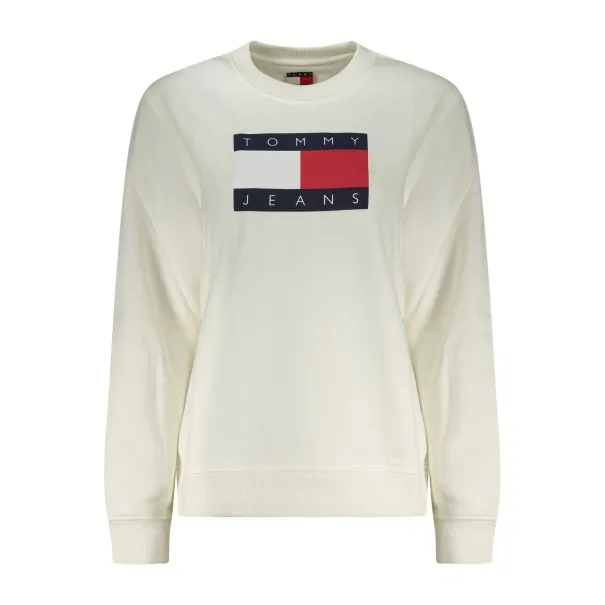 Sweat-shirt zippé blanc Tommy Hilfiger pour femme - TOMMY HILFIGER