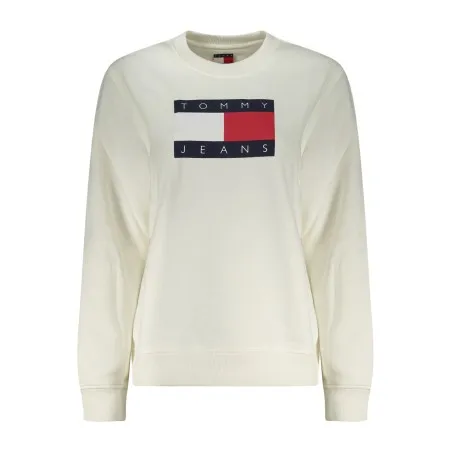 Sweat-shirt zippé blanc Tommy Hilfiger pour femme - TOMMY HILFIGER