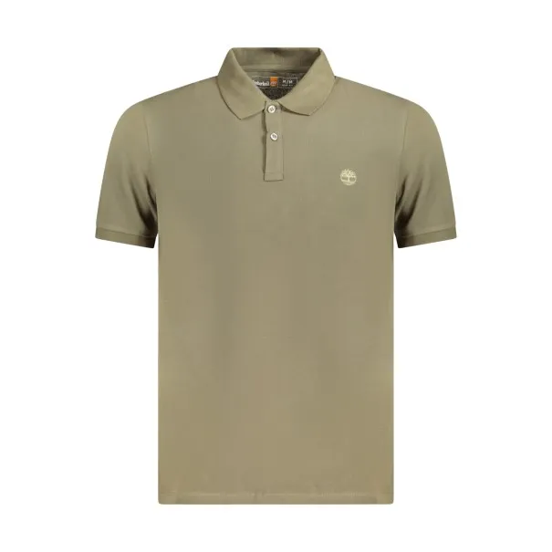 POLO TIMBERLAND MANCHES COURTES HOMME VERT - TIMBERLAND
