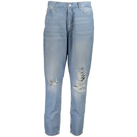 CALVIN KLEIN JEANS DENIM FEMME BLEU - CALVIN KLEIN