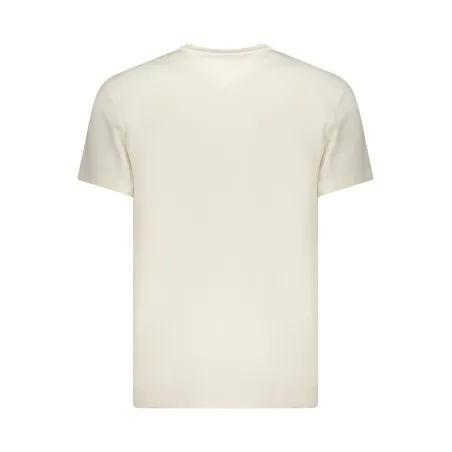 T-shirt blanc à manches courtes Tommy Hilfiger pour homme - TOMMY HILFIGER
