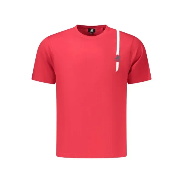 T-shirt rouge à manches courtes pour homme US GRAND - U.S. GRAND