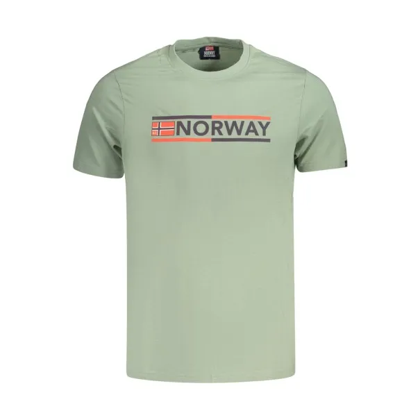 T-shirt vert à manches courtes pour homme, Norvège 1963 - NORWAY 1963