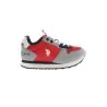 Chaussures de sport rouges pour enfants US POLO ASSN. - U.S. POLO ASSN