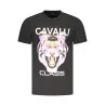 T-SHIRT À MANCHES COURTES CAVALLI CLASS HOMME NOIR - CAVALLI CLASS