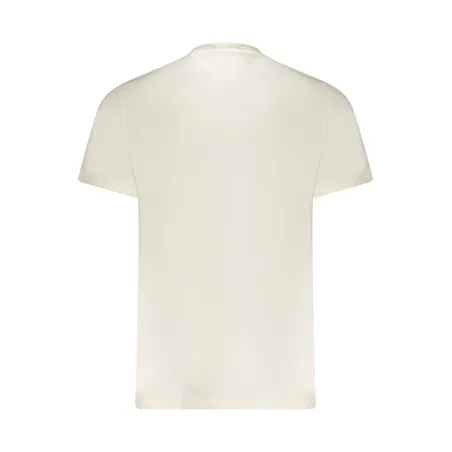 T-shirt blanc à manches courtes Tommy Hilfiger pour homme - TOMMY HILFIGER