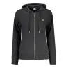 NORVÈGE 1963 SWEAT-SHIRT NOIR À FERMETURE ÉCLAIR POUR FEMME - NORWAY 1963