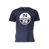 T-SHIRT MANCHES COURTES NORTH SAILS HOMME BLEU - NORTH SAILS