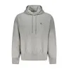 SWEAT-SHIRT GRIS À FERMETURE ÉCLAIR CALVIN KLEIN POUR HOMME - CALVIN KLEIN
