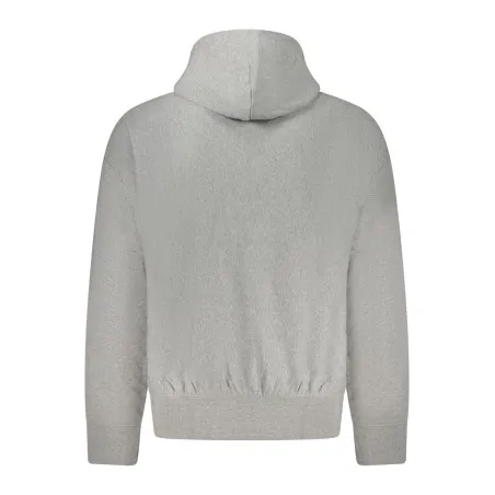 SWEAT-SHIRT GRIS À FERMETURE ÉCLAIR CALVIN KLEIN POUR HOMME - CALVIN KLEIN