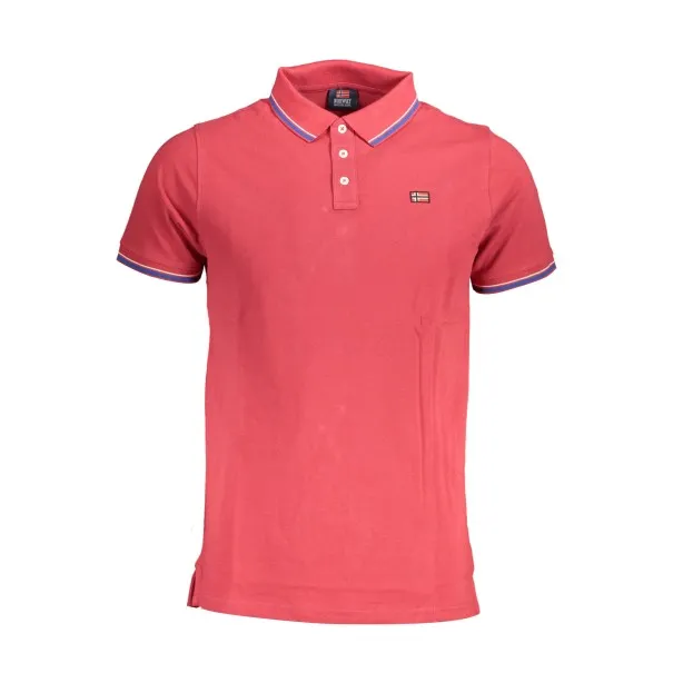 POLO À MANCHES COURTES POUR HOMME NORVÈGE 1963 ROUGE - NORWAY 1963