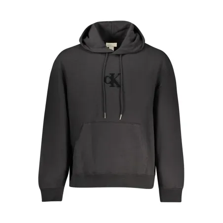 SWEAT-SHIRT NOIR À FERMETURE ÉCLAIR CALVIN KLEIN POUR HOMME - CALVIN KLEIN
