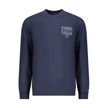 SWEAT-SHIRT BLEU À FERMETURE ÉCLAIR POUR HOMME TOMMY HILFIGER - TOMMY HILFIGER