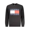 SWEAT-SHIRT NOIR À FERMETURE ÉCLAIR POUR HOMME TOMMY HILFIGER - TOMMY HILFIGER