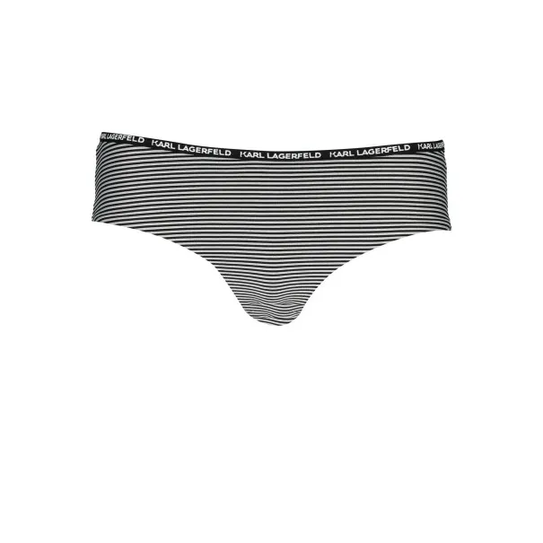 KARL LAGERFELD BEACHWEAR BAS DE MAILLOT DE BAIN FEMME NOIR - KARL LAGERFELD BEACHWEAR