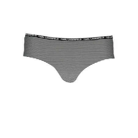 KARL LAGERFELD BEACHWEAR BAS DE MAILLOT DE BAIN FEMME NOIR - KARL LAGERFELD BEACHWEAR