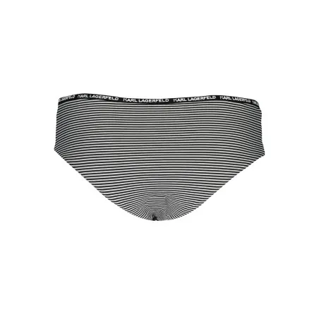 KARL LAGERFELD BEACHWEAR BAS DE MAILLOT DE BAIN FEMME NOIR - KARL LAGERFELD BEACHWEAR