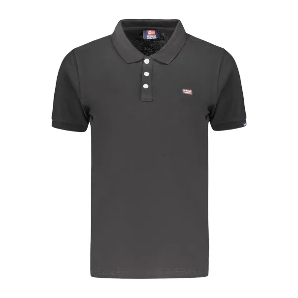 Polo à manches courtes pour femme, Norvège 1963, noir - NORWAY 1963