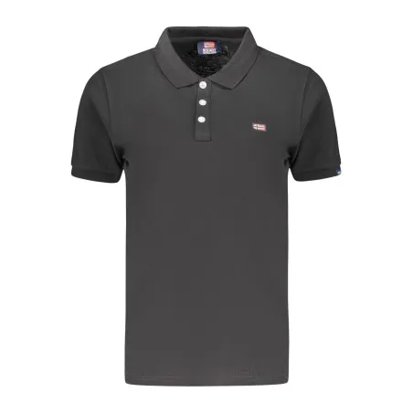 Polo à manches courtes pour femme, Norvège 1963, noir - NORWAY 1963