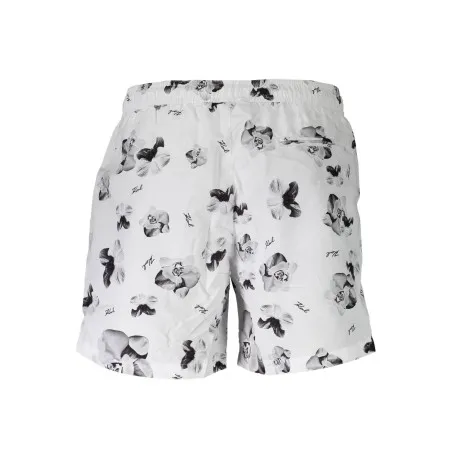 BAS DE MAILLOT DE BAIN KARL LAGERFELD BEACHWEAR HOMME BLANC - KARL LAGERFELD BEACHWEAR
