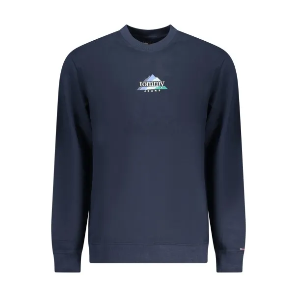 SWEAT-SHIRT BLEU À FERMETURE ÉCLAIR POUR HOMME TOMMY HILFIGER - TOMMY HILFIGER