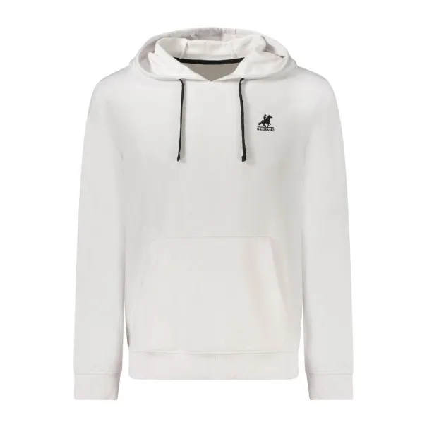 SWEAT-SHIRT BLANC À FERMETURE ÉCLAIR POUR HOMME US GRAND - U.S. GRAND
