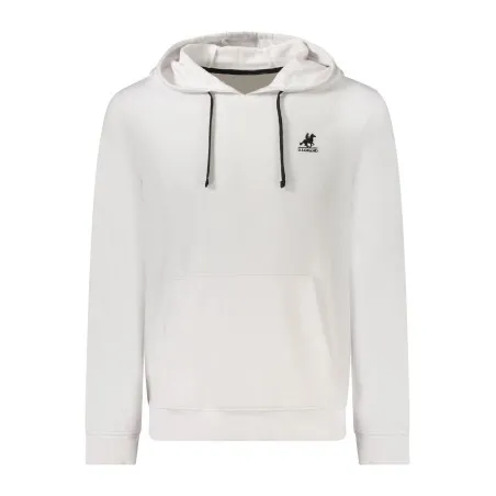 SWEAT-SHIRT BLANC À FERMETURE ÉCLAIR POUR HOMME US GRAND - U.S. GRAND