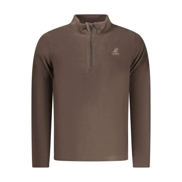 SWEAT-SHIRT FERMETURE ÉCLAIR MARRON POUR HOMME US GRAND - U.S. GRAND