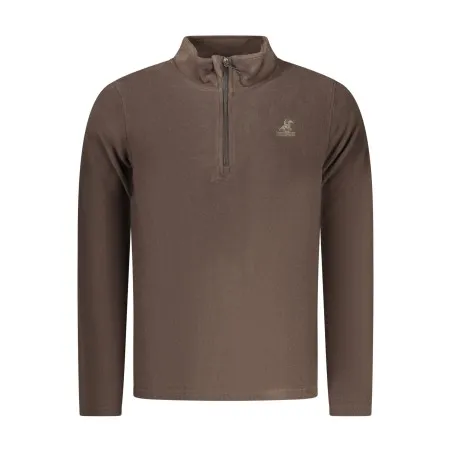 SWEAT-SHIRT FERMETURE ÉCLAIR MARRON POUR HOMME US GRAND - U.S. GRAND