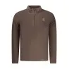 SWEAT-SHIRT FERMETURE ÉCLAIR MARRON POUR HOMME US GRAND - U.S. GRAND