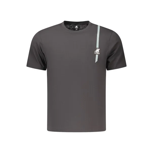 T-shirt noir à manches courtes pour homme US GRAND - U.S. GRAND