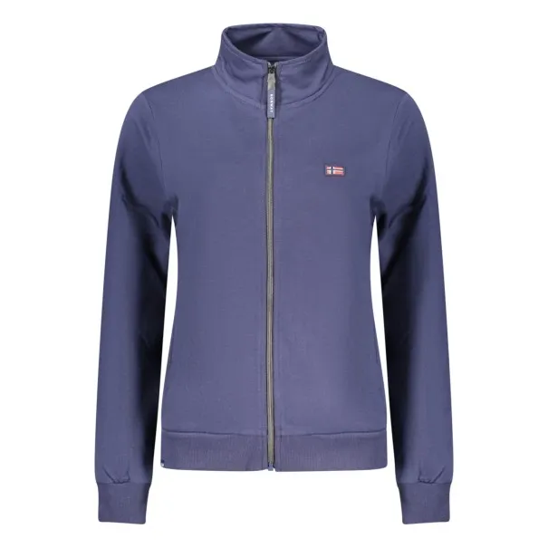 NORVÈGE 1963 SWEAT-SHIRT BLEU À FERMETURE ÉCLAIR POUR FEMME - NORWAY 1963