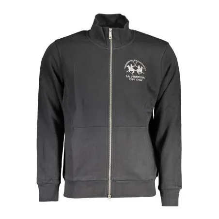 SWEAT-SHIRT HOMME ZIPPÉ NOIR LA MARTINA - LA MARTINA