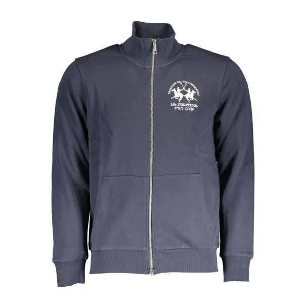 SWEAT-SHIRT ZIPPÉ HOMME LA MARTINA BLEU - LA MARTINA