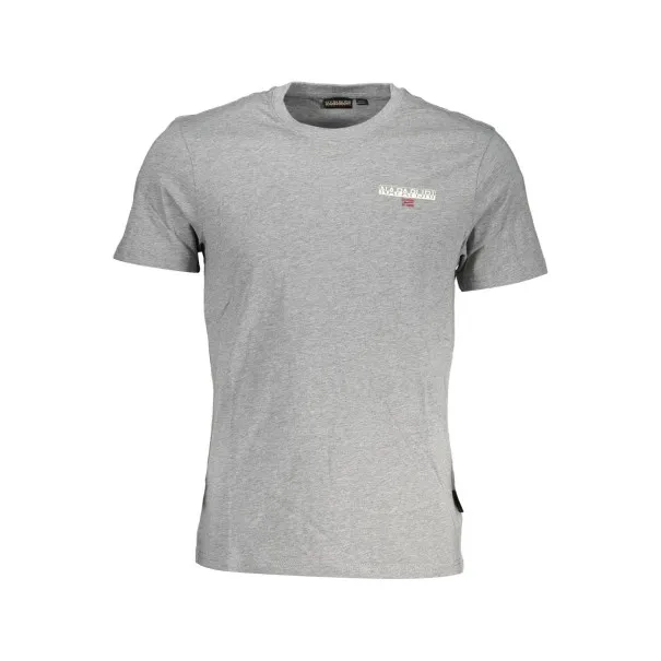 T-SHIRT À MANCHES COURTES NAPAPIJRI HOMME GRIS - NAPAPIJRI