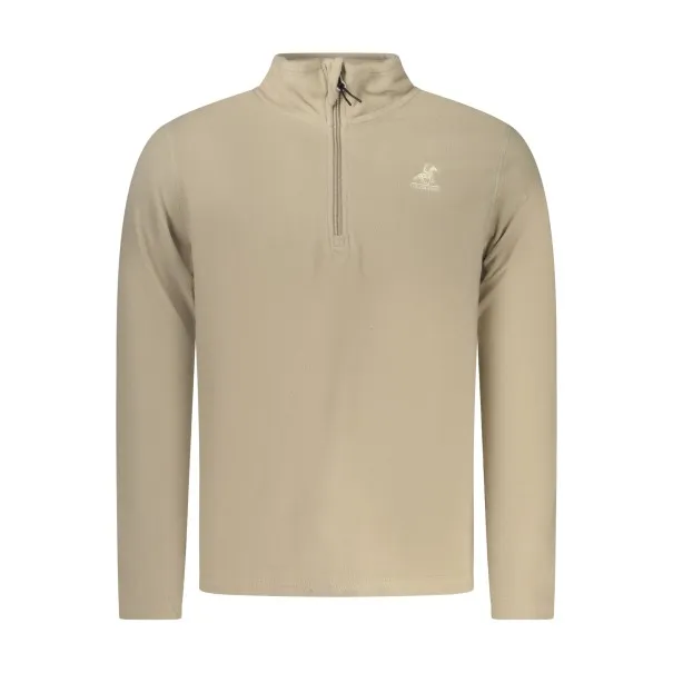 SWEAT-SHIRT BEIGE À FERMETURE ÉCLAIR POUR HOMME US GRAND - U.S. GRAND
