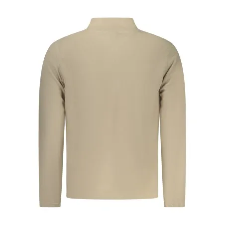 SWEAT-SHIRT BEIGE À FERMETURE ÉCLAIR POUR HOMME US GRAND - U.S. GRAND