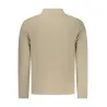SWEAT-SHIRT BEIGE À FERMETURE ÉCLAIR POUR HOMME US GRAND - U.S. GRAND