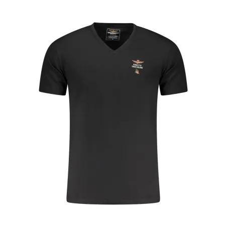 T-shirt noir pour homme AERONAUTICA MILITARE - AERONAUTICA MILITARE