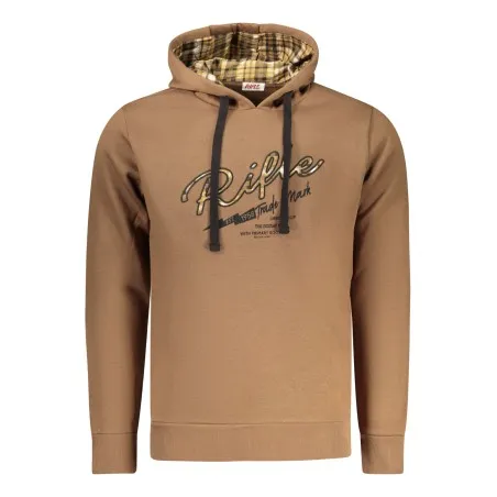 SWEAT-SHIRT FERMETURE ÉCLAIR POUR HOMME RIFLE MARRON - RIFLE