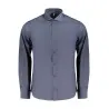 CHEMISE À MANCHES LONGUES BLEUE POUR HOMME US GRAND - U.S. GRAND
