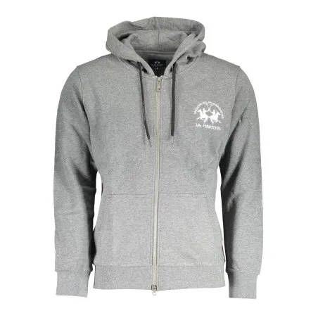 SWEAT-SHIRT ZIPPÉ GRIS LA MARTINA HOMME - LA MARTINA