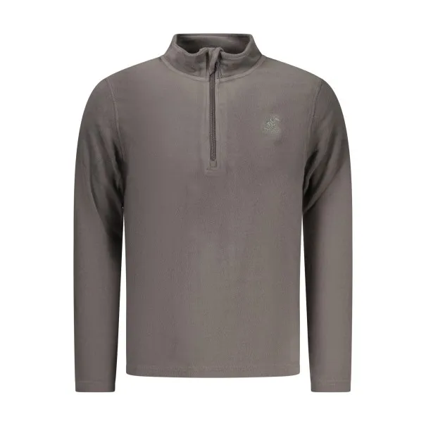 SWEAT-SHIRT GRIS À FERMETURE ÉCLAIR POUR HOMME US GRAND - U.S. GRAND