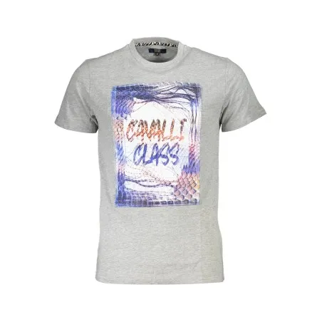 T-SHIRT À MANCHES COURTES CAVALLI CLASS HOMME GRIS - CAVALLI CLASS