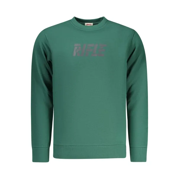 SWEAT-SHIRT FERMETURE ÉCLAIR VERT POUR HOMME RIFLE - RIFLE